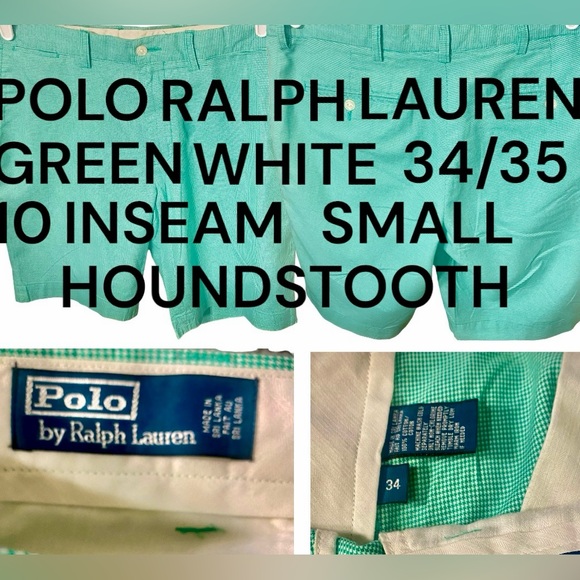 POLO BY RALPH LAUREN 34/35 10 INCH INSEAM 100% PIMA COTTON MENS SHORTS BOUTIQUE - Picture 2 of 9
